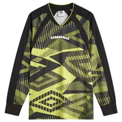 アンブロ メンズ トップス シャツ プリント ジャージー Umbro Printed Long Sleeve Jersey Bright Chartreuse シャルトリューズのサムネイル