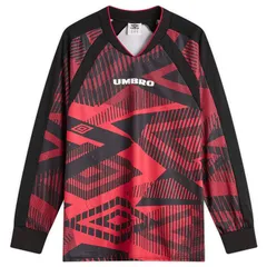 アンブロ メンズ トップス シャツ プリント ジャージー Umbro Printed Long Sleeve Jersey Chili Pepperのサムネイル
