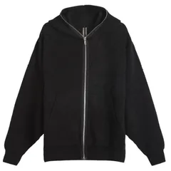 リックオウエンス メンズ アウター パーカー・スウェット Rick Owens Alpaca Gimp Hoodie Black ブラックのサムネイル