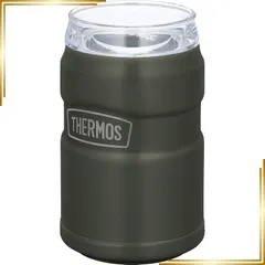 【新品】 サーモス アウトドアシリーズ 保冷缶ホルダー 350ml缶用 2wayタイプ カーキ ROD-0021 KKI 1