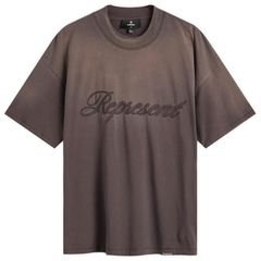 リプレゼント メンズ トップス Tシャツ Represent Rep Reverse Applique TShirt After Dark