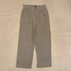 00s　tommy hilfiger　コーデュロイ　パンツ　ワイド　ストレート　アメカジ　シティ　Y2K　海外　ストリート　W30　太畝　【P-236】