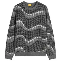 ダイム メンズ アウター ニット・セーター Dime Houndstooth Knit Sweater Coalのサムネイル