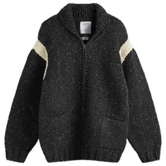 ビズビム メンズ アウター カーディガン ニット Visvim Cowichand Knit Cardigan Black ブラックのサムネイル