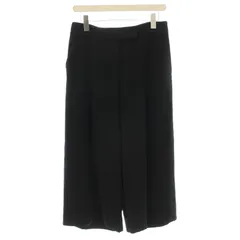 セオリーリュクス theory luxe クロップド ワイドパンツ 38 黒 ブラック /☆G