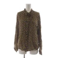 アニエスベー agnes b. シャツ ブラウス 長袖 総柄 42 マルチカラー L249IBL9 /RR