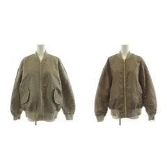 グリーンレーベルリラクシング ユナイテッドアローズ green label relaxing MA-1 ブルゾン ジャケット リバーシブル 36 カーキ 茶 ブラウン 3625-169-2076 /AN30