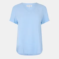 ベラダール レディース トップス シャツ Vネック Bella Dahl BD V Neck TS Ld99 Blue Oasis ブルーのサムネイル