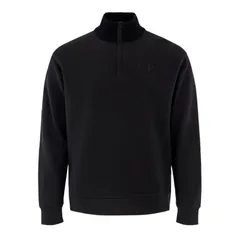 シーピーカンパニー メンズ アウター パーカー・スウェット ポロシャツ スウェット シャツ CP COMPANY Polo Collar Sweatshirt Black 999 ブラックのサムネイル