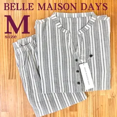【新品】BELLE MAISON ベルメゾン　綿100％　しじら生地風パジャマ　上下セット