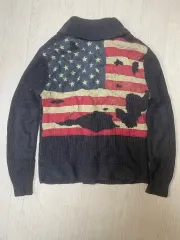 ラルフローレン デニムアンドサプライ 綿100％ ニット カーディガン