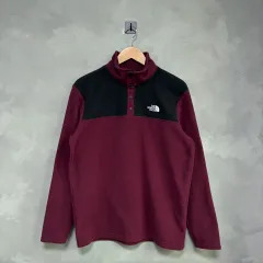 THE NORTH FACE ザノースフェイス フリース ハーフジップ バーガンディ