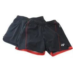 ヨネックス テニスウエア ショートパンツ ショーツ 2枚セット ブラック ピンク レッド M