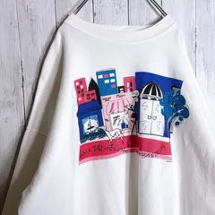 【入手困難】90s～ SANTEE USA 古着 Vintage ホワイト スウェット #h19