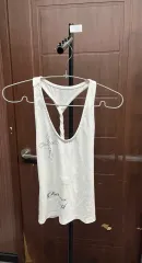 ヴィンテージ プリンティング 百 ツイスト ノースリーブ