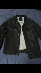 ザラ ブラック デニム ジャケット m
