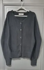 黒ニットカーディガン S