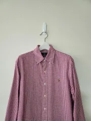 ポロラルフローレン ギンガムチェック シャツ (S