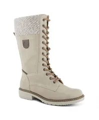 スプリングステップ レディース シューズ ブーツ・レインブーツ セーター ブーツ レース Spring Step Yosemite WaterResistant Winter Boots with Sweater Trim and LaceUp Detail