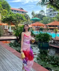 ZARA(ザラ) ドレープ プリント ワンピース 出品 M サイズ