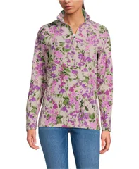 ランズエンド レディース アウター ジャケット・ブルゾン ハーフジップ フリース Lands End Womens Anyweather Fleece Quarter Zip Pullover Sofのサムネイル