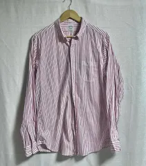 新品 ユニセックス ブルックスブラザーズ ストライプ シャツL