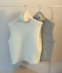 プレミアム ハイネック ニット (アンゴラ50+ウール20)