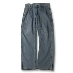 (33) LEVI'S ライトブルー 赤タブ カーペンター ルーズ ストレート フィット デニム パンツ