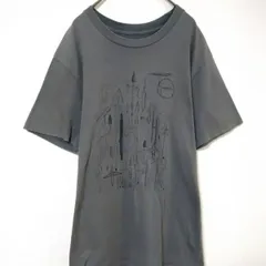 パタゴニア　Tシャツ　メンズM　グレー色　前面プリント　綿100％