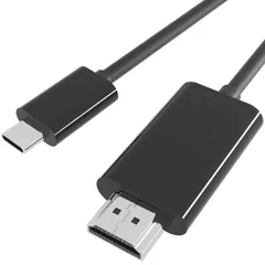 【在庫セール】USB C HDMI ケーブル - 1M 4K@30Hz映像出力/ミラーリング/在宅勤務 HDMI Type-C 変換 ケーブル Thunderbolt 3/4 対応 タイプC 接続ケーブル MacBook/iPad/iPhone15/16 Pr