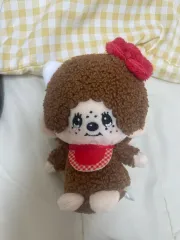 ハローキティ モンチッチ コラボ ぬいぐるみキーホルダー