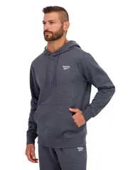 リーボック メンズ アウター パーカー・スウェット パーカー Reebok Mens Kangaroo Pocket Hoodie Charcoal Heather チャコール