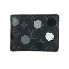 ルイヴィトン ■新同■ ポルトフォイユ ミュルティプル クサマヤヨイ 2つ折り 財布 モノグラム エクリプス M81931 箱 IC 【299124】1