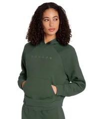 リーボック レディース アウター パーカー・スウェット パーカー Reebok Womens Kangaroo Pocket Hoodie Grit Green グリーン