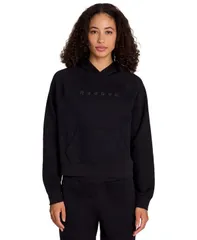 リーボック レディース アウター パーカー・スウェット パーカー Reebok Womens Kangaroo Pocket Hoodie Black ブラック