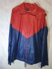 アディダス ウィンドブレーカー ジャケット レッド/ネイビー