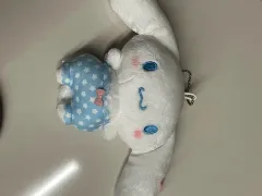 シナモロール ぬいぐるみ キーホルダー 星 青