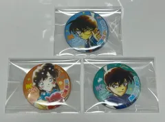 名探偵コナン 原画 缶バッジ 工藤 新一 らん コナン 新蘭