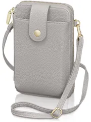 [アンコール] スマホ ショルダー 【 軽量 140ｇ】 スマホポーチ ショルダーバッグ スマホポシェット 軽量 レザー調 レディース ポーチ お財布ショルダー 携帯 斜め掛け 縦型 横型 財布機能付き