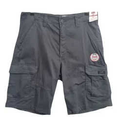 未使用商品 WRANGLER Wrangler(ラングラー) グレー カーゴ ハーフパンツ MAN 33 インチ