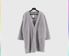 ボア素材コート