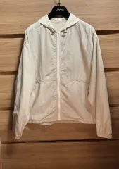 新品 レディース バイカラー フード ジャケット/ウィンドブレーカー (55-77)