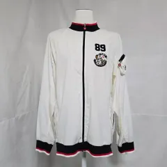 MIUJOO ゴルフ 白 刺繍パッチ 機能性 ジップアップ ジャケット レディース95 0923