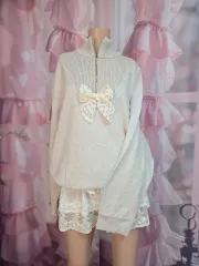 ZARA ザラ ニット ハーフジップ 起毛 スウェット