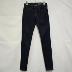 UNIQLOジーンズ スキニーフィット Indigoデニムパンツ レディース 28インチ 1017