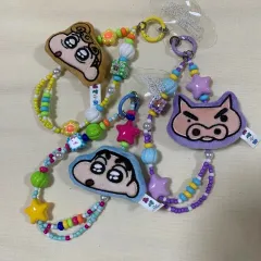 クレヨンしんちゃん ビーズ ストラップ キーホルダー