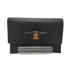 サルヴァトーレフェラガモ Salvatore Ferragamo カードケース ヴァラ ブラック レディース 表記無 