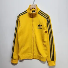 adidas(アディダス) ADIDAS ヨーロッパ ジャージ トレーナー トラックトップス ジャケット 黄色 M