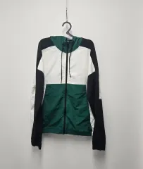 a0043 リーボック ウィンドブレーカー 白/ブラック/グリーン