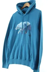 (S-M) ザノースフェイス フード付きTシャツ BIGクマ 限定モデル-15B82
